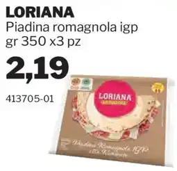 GrosMarket LORIANA Piadina romagnola igp offerta