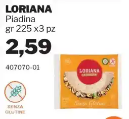 GrosMarket LORIANA Piadina offerta