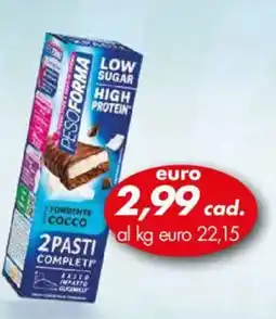 Italmark PESOFORMA PASTI COMPLETI offerta