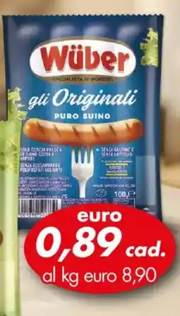 Italmark Wüber gli Originali Puro Suino offerta