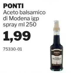GrosMarket PONTI Aceto balsamico di Modena igp offerta
