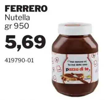 GrosMarket FERRERO Nutella offerta