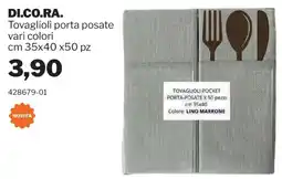 GrosMarket Tovaglioli porta posate DI.CO.RA. offerta