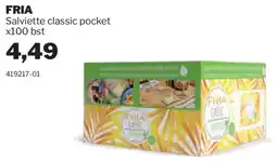 GrosMarket FRIA Salviette classic pocket offerta