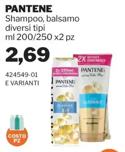 GrosMarket PANTENE Shampoo, balsamo offerta