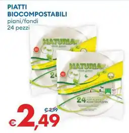 MD Discount PIATTI BIOCOMPOSTABILI offerta