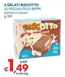 MD Discount 6 GELATI BISCOTTO offerta