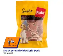 Action Snack per cani Pinky Sushi Duck offerta