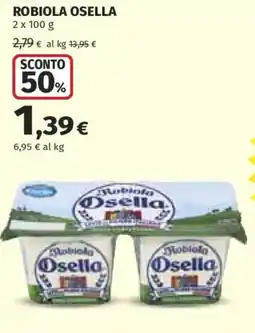 Ipercoop Robiola Osella offerta