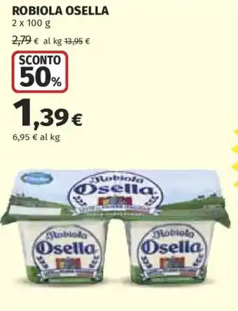Ipercoop Robiola Osella offerta