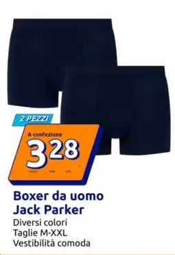 Action Boxer da uomo Jack Parker offerta