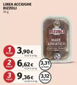Ipercoop LINEA ACCIUGHE RIZZOLI offerta