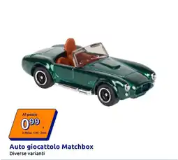 Action Auto giocattolo Matchbox offerta