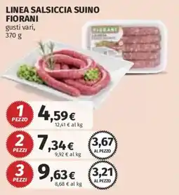 Ipercoop LINEA SALSICCIA SUINO FIORANI offerta