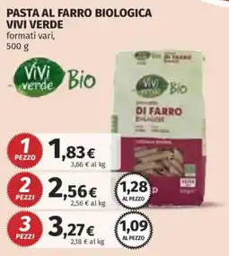 Ipercoop Pasta al farro biologica Vivi Verde offerta