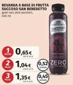 Ipercoop Succoso San Benedetto offerta