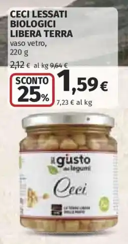 Ipercoop Ceci Lessati Biologici Libera Terra offerta