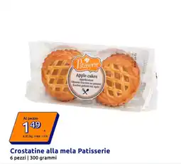 Action Crostatine alla mela Patisserie offerta