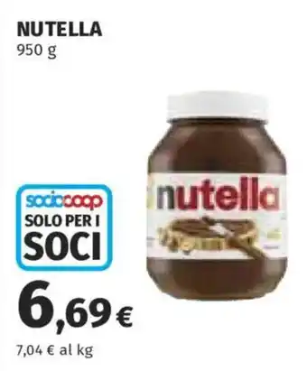 Ipercoop Nutella offerta