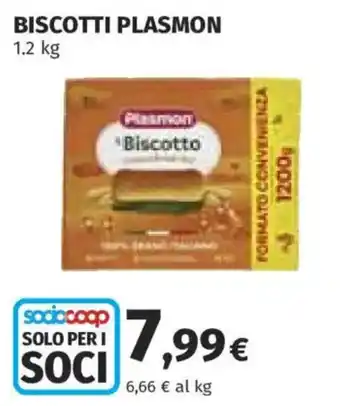 Ipercoop Biscotti Plasmon offerta