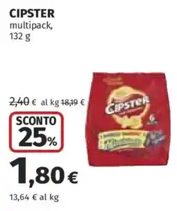 Ipercoop CIPSTER multipack offerta