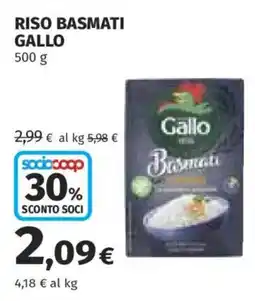 Ipercoop Riso Basmati Gallo offerta