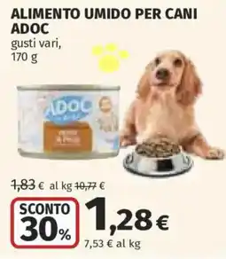 Ipercoop ALIMENTO UMIDO PER CANI ADOC offerta