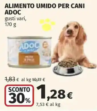 Ipercoop ALIMENTO UMIDO PER CANI ADOC offerta
