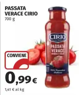 Ipercoop Passata verace Cirio offerta