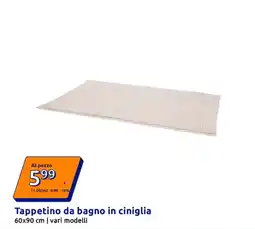 Action Tappetino da bagno in ciniglia offerta