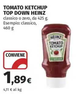 Ipercoop Tomato Ketchup Top Down Heinz offerta
