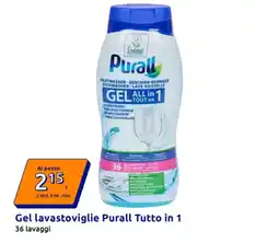 Action Gel lavastoviglie Purall Tutto in 1 offerta