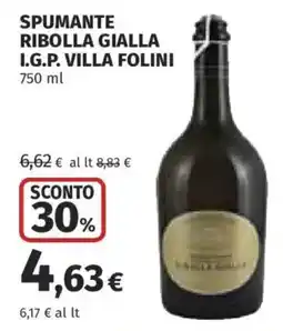 Ipercoop Spumante Ribolla Gialla I.G.P. Villa Folini offerta