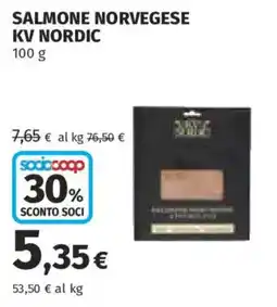 Ipercoop Salmone Norvegese KV Nordic offerta