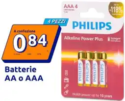 Action Batterie AA o AAA offerta