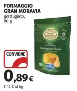 Ipercoop Formaggio Gran Moravia offerta