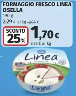 Ipercoop Formaggio fresco Linea Osella offerta