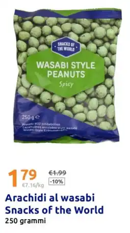 Action Arachidi al wasabi Snacks of the World offerta