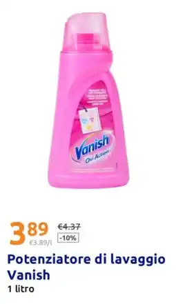 Action Potenziatore di lavaggio Vanish offerta