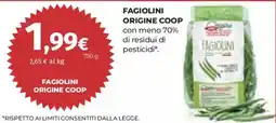 Ipercoop Fagiolini Origine Coop offerta