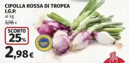 Ipercoop Cipolla Rossa di Tropea I.G.P. offerta
