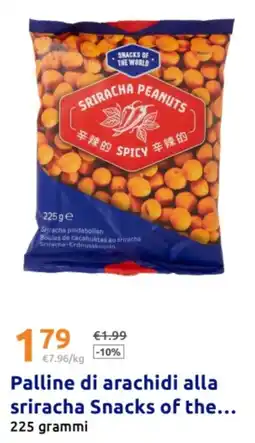 Action Palline di arachidi alla sriracha Snacks of the... offerta