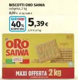 Ipercoop Biscotti Oro Saiwa offerta