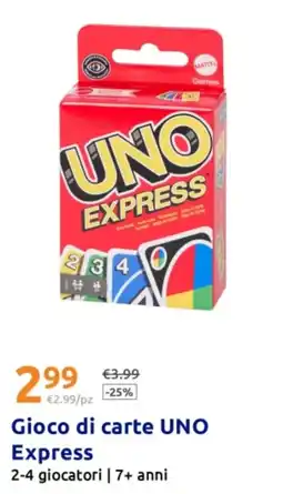 Action UNO Express offerta