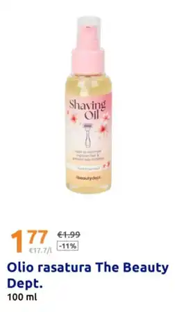 Action Olio rasatura The Beauty Dept. offerta