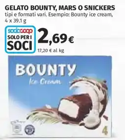 Ipercoop Bounty Ice Cream offerta