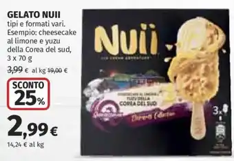 Ipercoop Gelato Nuìi offerta