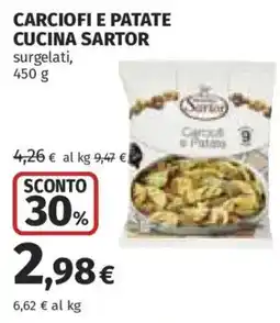 Ipercoop Carciofi e Patate Cucina Sartor offerta