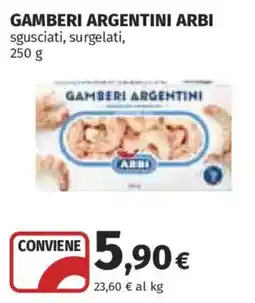 Ipercoop Gamberi argentini Arbi offerta