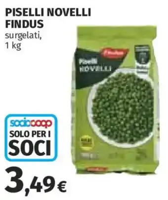 Ipercoop Piselli Novelli Findus offerta